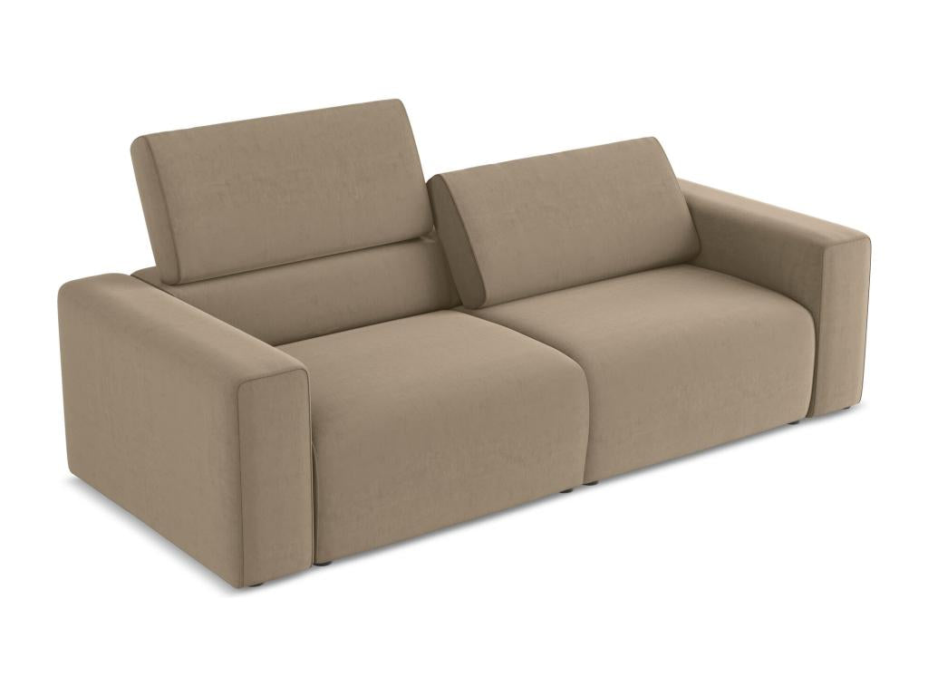Modular 3-seater sofa in Meubiana - dark beige - Meubiana