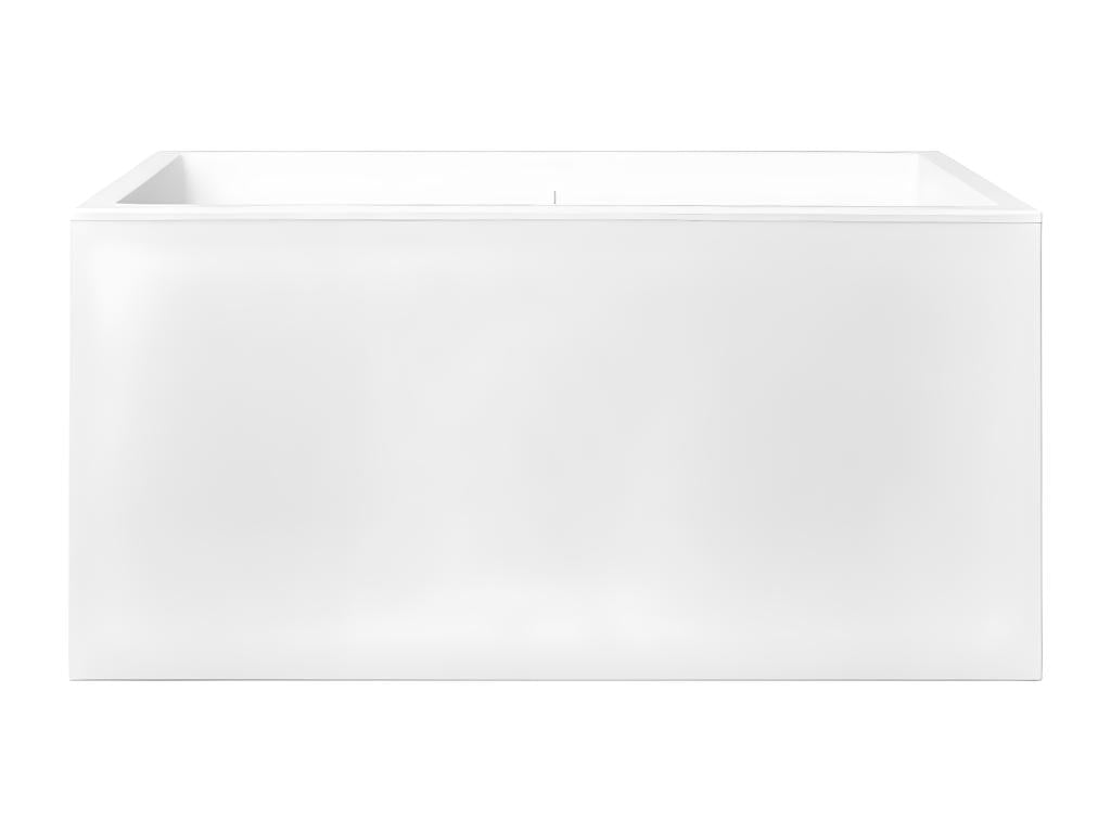 Meubiana Long white rectangular plastic planter, 80x40 cm