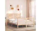 Bed frame with headboard 120x200 solid wood