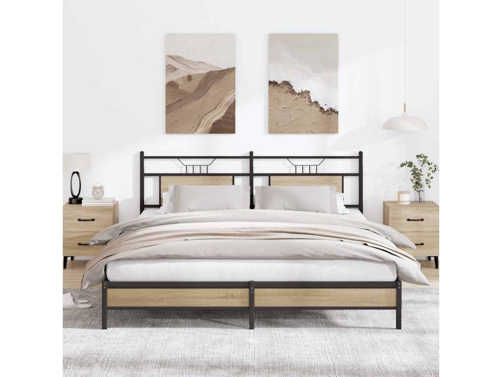Laviecasa oak bed frame (without mattress) 160x200 cm ELUI70163