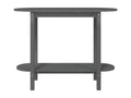 Grey console table 110x40x80 cm Solid pine wood