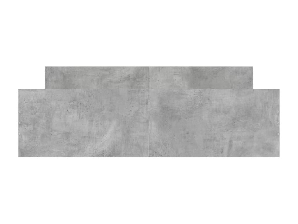 Bed frame without mattress, concrete grey, 160x200 cm WCTE15148