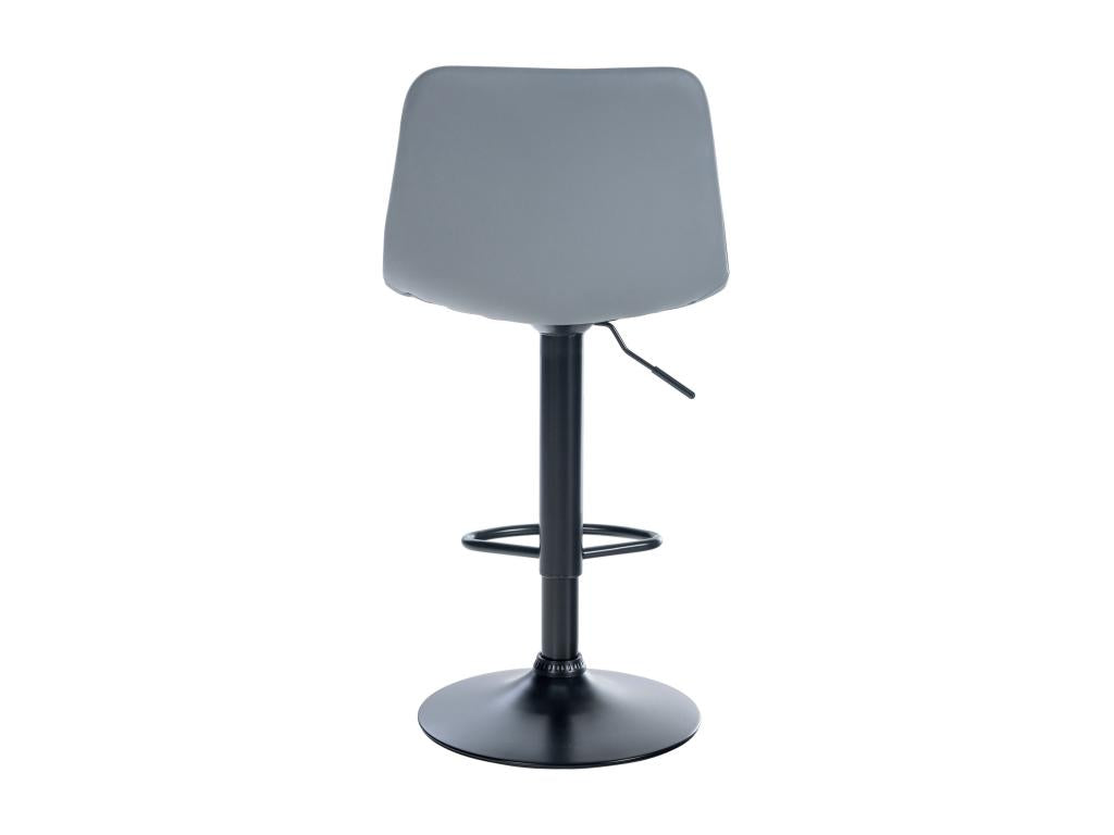 Bar stools - Faux leather / Metal - Grey - Laviecasa KGGW43111
