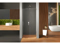 Laviecasa MALDIVES chrome sliding shower door with 2 panels, 160cm wide, 8mm glass, PIFF47606