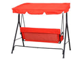 Meubiana 3-Seater Garden Swing, Red