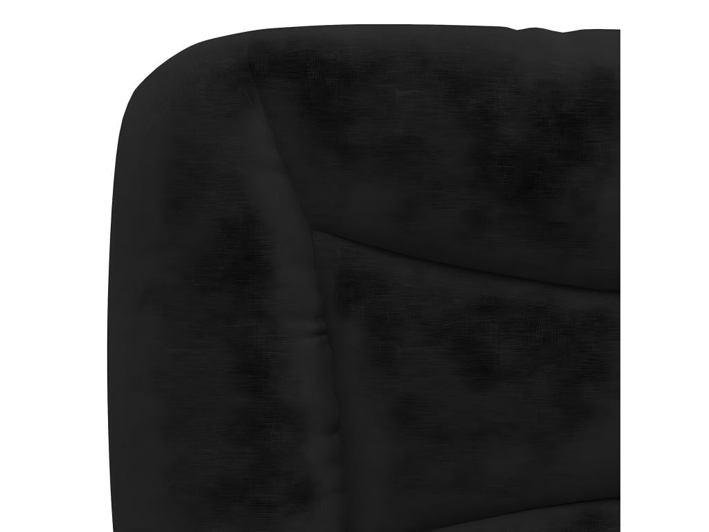 Bed with black mattress 140x200 fabric HNJS68115