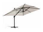 Cantilever parasol 3x4m and 4 white aluminum weighted slabs - Laviecasa XMBN47115