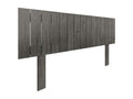 Laviecasa Recycled Wood Headboard, Vertical Style, with Legs, 145x115cm, for 145cm Beds - Ash Wood ZAIY32762