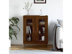 Brown oak sideboard, 69.5x34x90 cm, engineered wood