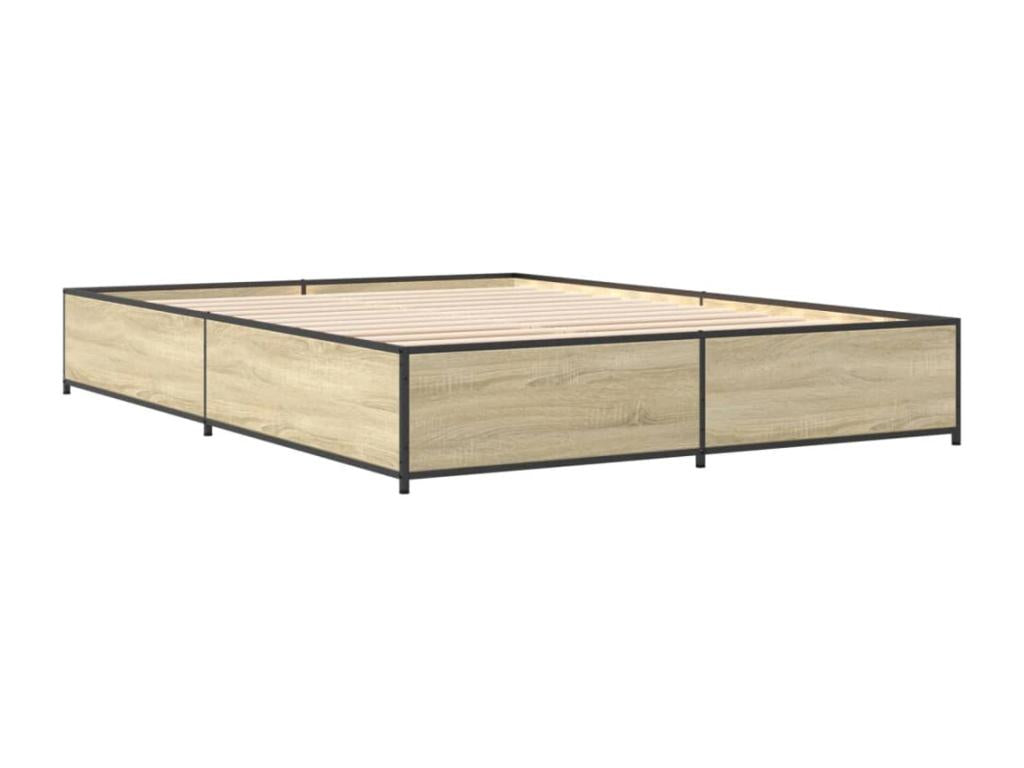 Laviecasa oak bed frame (without mattress) 135x190 cm LSEB31508