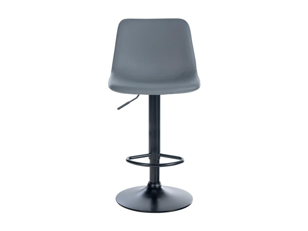 Bar stools - Faux leather / Metal - Grey - Laviecasa KGGW43111