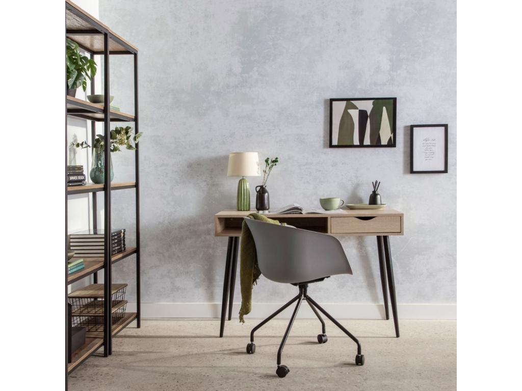 Grey plastic office chair 58x78 cm - Chess FTYP26542