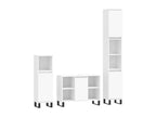 3-piece bathroom furniture set, white engineered wood, UTLW24145