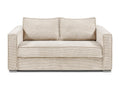 Laviecasa 3-seater express convertible sofa in beige corduroy - Sleeping area 140 cm wide - Mattress 22 cm Laviecasa ITDY63414