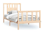 Solid pine wood bed frame and headboard 100x200