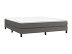 Meubiana bed base, grey, 180x200 cm, faux leather