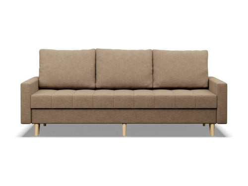 3-seater sofa with sleeper function, Brown FVZP09168
