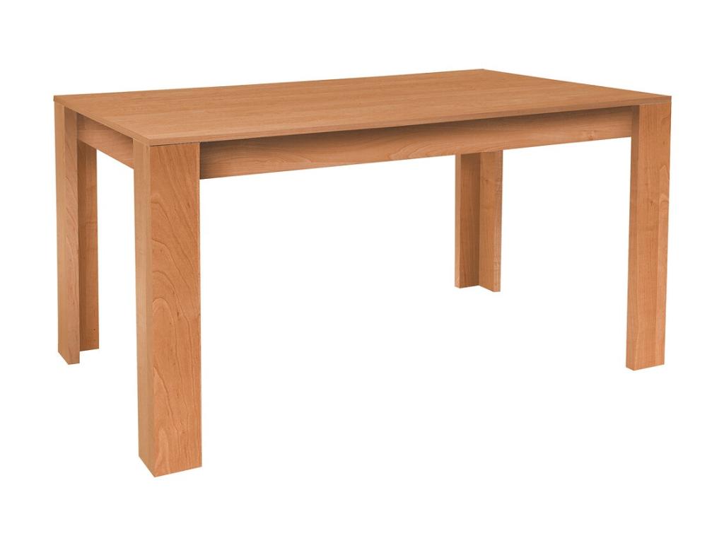 Extendable dining table in cherry finish - W- 141-191 x D- 81 cm SUUT61792