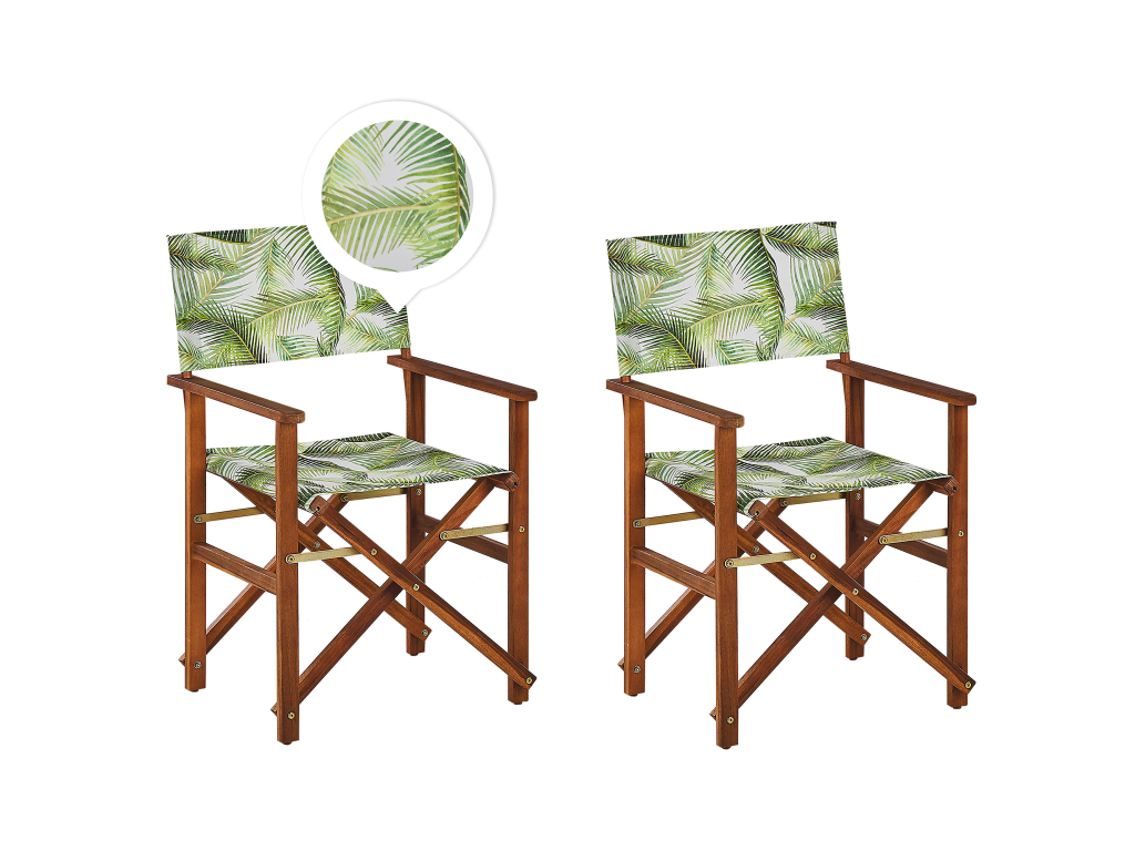 Set of 2 CINE Laviecasa garden chairs, light green, LOSF85957