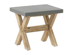 Laviecasa Garden Stool, Concrete Grey BGFJ08245