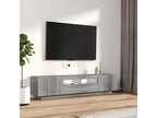 TV stand set with Meubianaères LED 2 pcs Meubiana grey