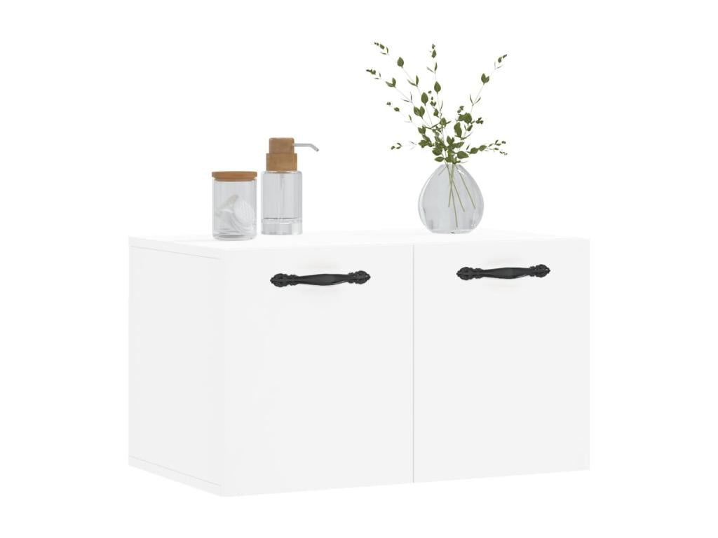 White wall cabinet 60x36.5x35 Engineered wood