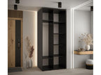 Meubiana 6 Sliding Door Wardrobe 235.2/100/60 2 Doors Black/Meubiana/Silver