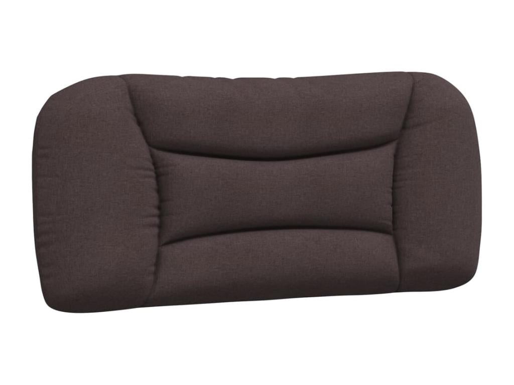 Dark brown 90cm fabric headboard cushion