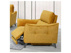 Meubiana Electric Armchair, Yellow Fabric - Meubiana
