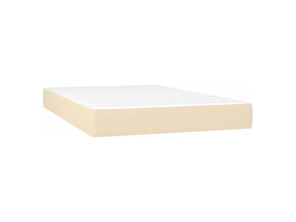 Laviecasa bed base and mattress with LED lighting, Cream, 120x200 cm, Fabric BFNM14437