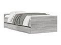 Laviecasa bed frame with drawers, grey, 100x200 cm SKBH80438