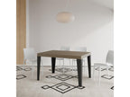 Flame Meubiana extendable table 90x140/244 cm with anthracite legs