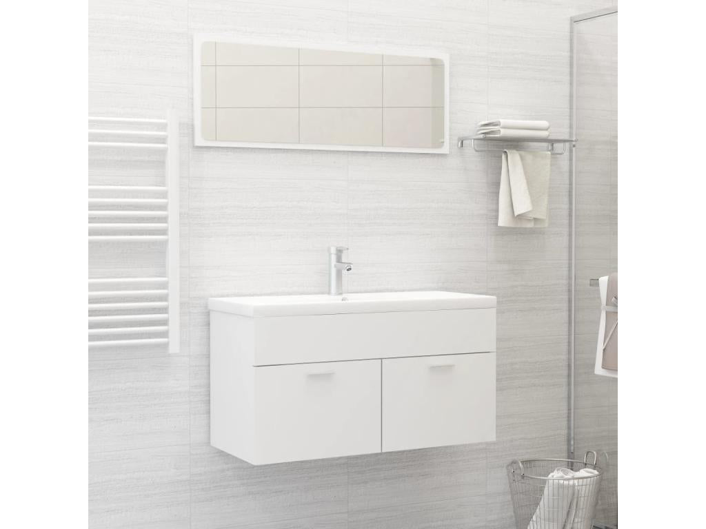 2-piece bathroom furniture set, white, 12 CQVG65851
