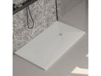 Meubiana Plus smooth light grey shower tray with colour grid - 180x70 cm