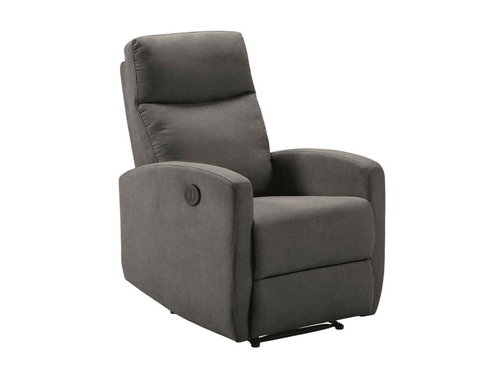 Meubiana - Meubiana Electric Armchair, Dark Grey Fabric