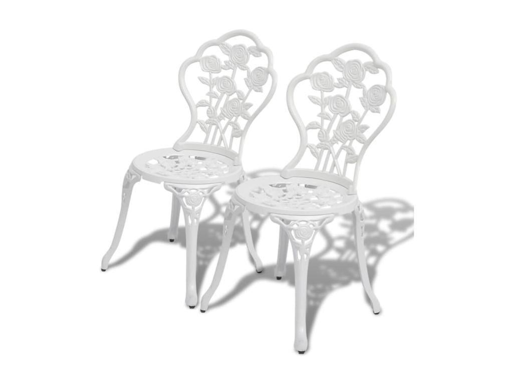 Meubiana 3-piece Cast Aluminum Set, White