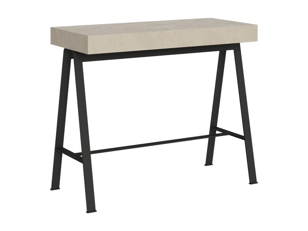 Extendable console 90x40/196 cm Banco Small Cachemire Anthracite frame