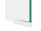 TV stand / monitor stand 90x30x13 cm Clear Glass